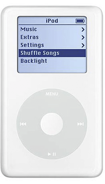 2004年のiPod（クリックホイール）